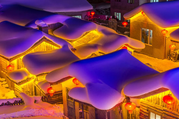 China Snow Town