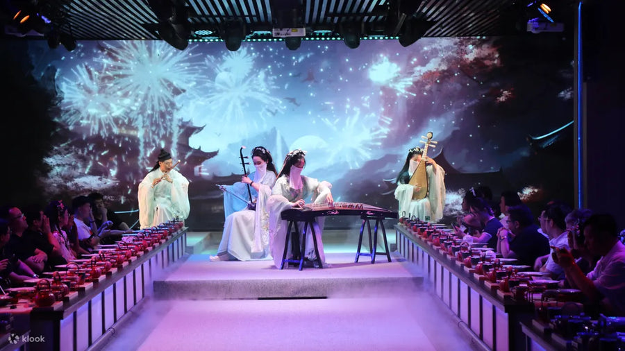 [Imperial Banquet Tour] 8 Days – Shanghai · Suzhou · Hangzhou · Jiaxing — Classical Gardens · Hanfu Experience · Songcheng Spectacle · Yanguan Tide Watching · Luxury Imperial Banquet tour image